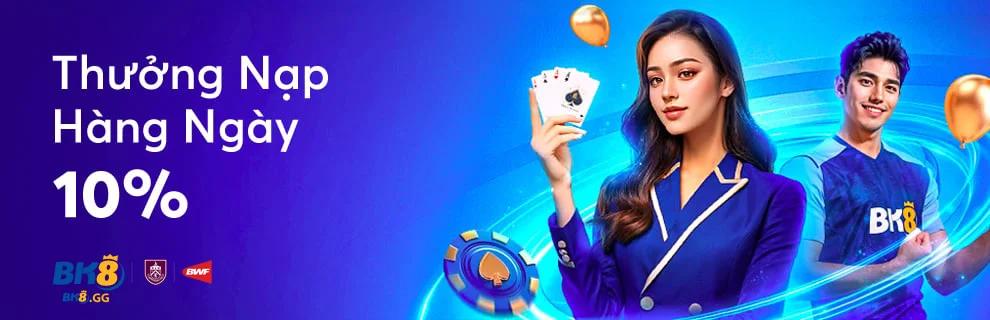 Nạp tiền mỗi ngày nhận thưởng thêm 10% trở lên